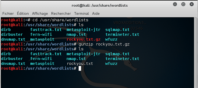 kali linux cracker archive rar wordlist