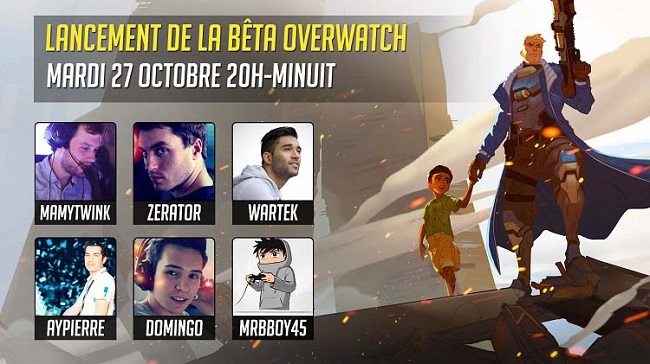 soiree lancement beta overwatch