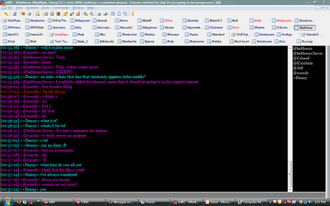 exemple conversation mirc