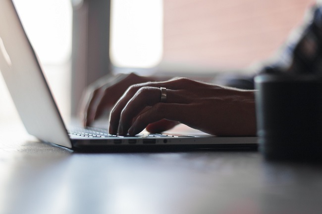 ordinateur portable de travail