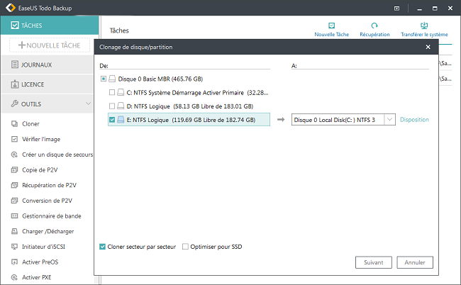 sauvegarder windows 10 cle usb