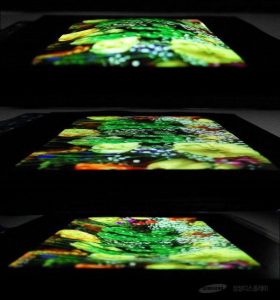Les différentes déformations de l'écran AMOLED