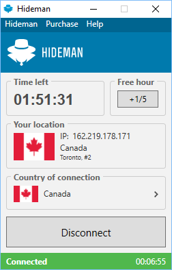 hide