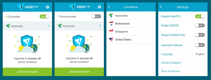 VPN Hide.me Extension Navigateur