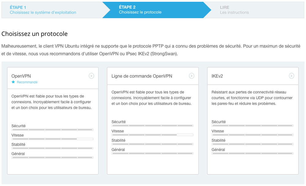Interface Tuto VPN Hide.me Linux