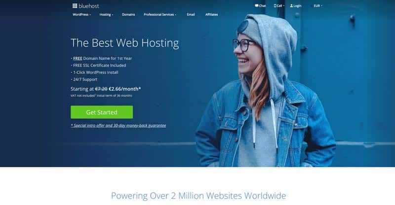 hébergement Web BlueHost