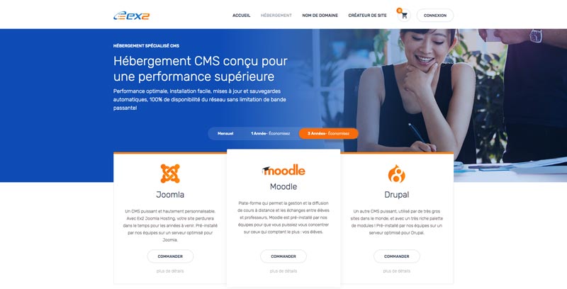 EX2 Hébergement CMS