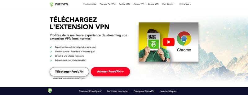 Extension VPN PureVPN