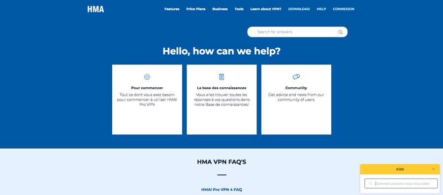 HideMyAss Support Client