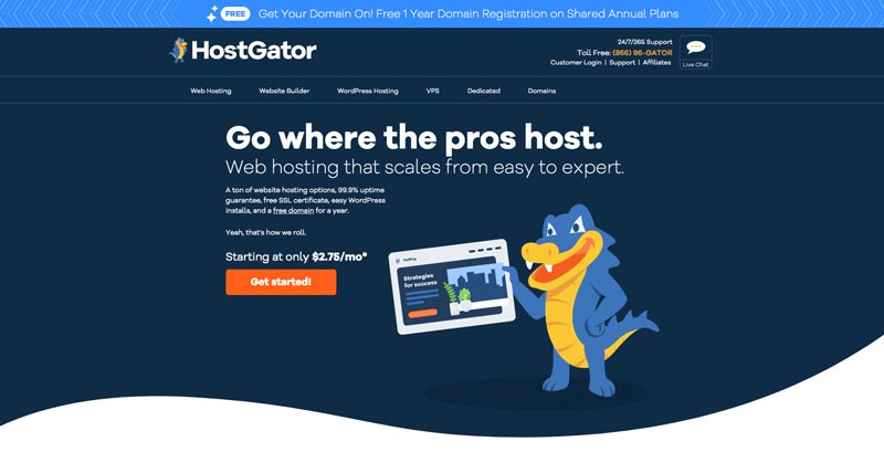 Hébergement web Hostgator