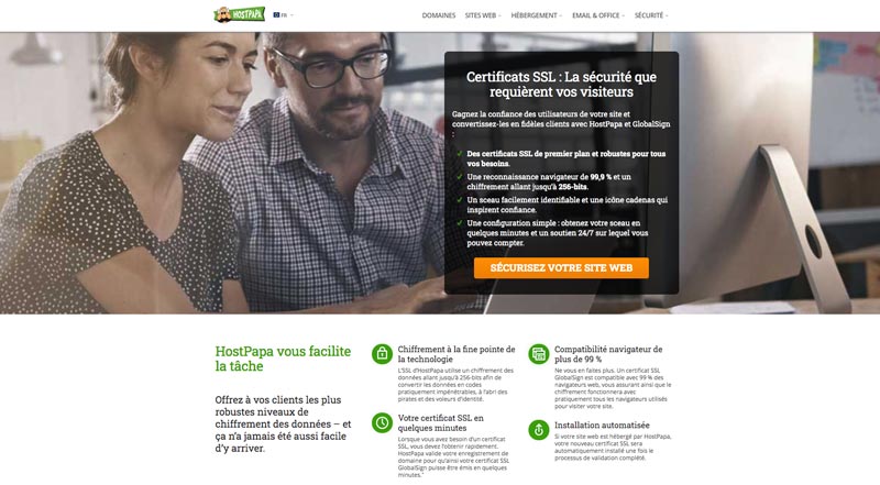 Hostpapa Sécurité