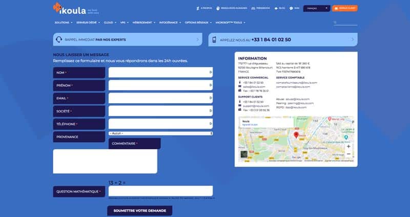 Ikoula Service Client
