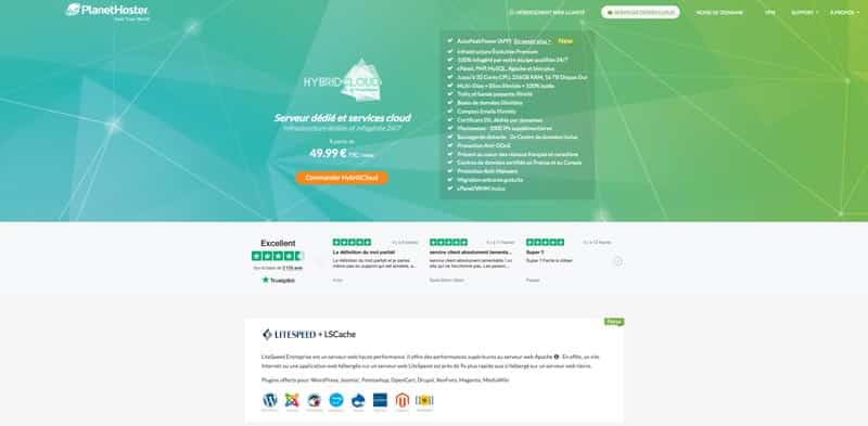 Planethoster Hébergement HybridCloud