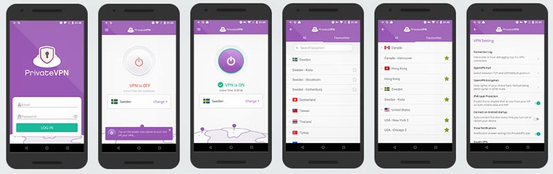 PrivateVPN Android