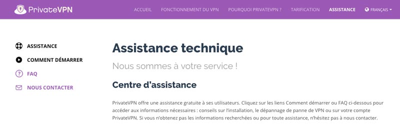 PrivateVPN Support Client