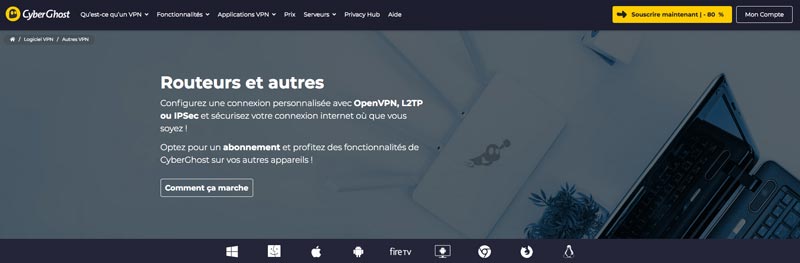 VPN Routeur Cyberghost