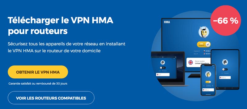 VPN Routeur HideMyAss