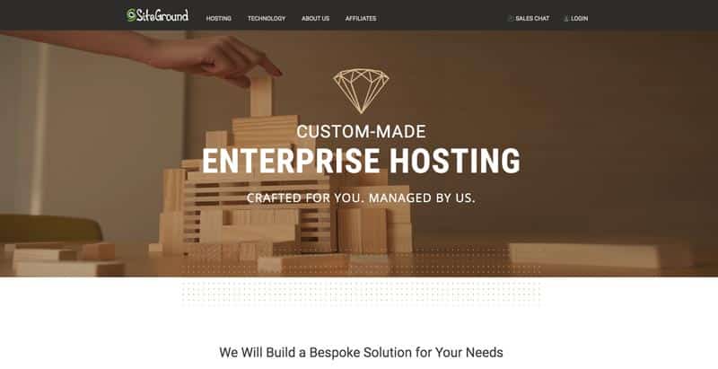 SiteGround Hébergement Web Entreprise
