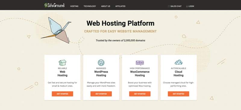 Hébergement Web SiteGround