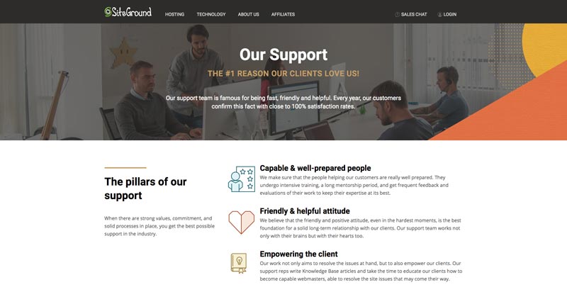 SiteGround Support Client
