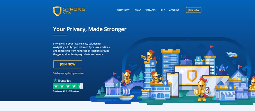 StrongVPN site officiel