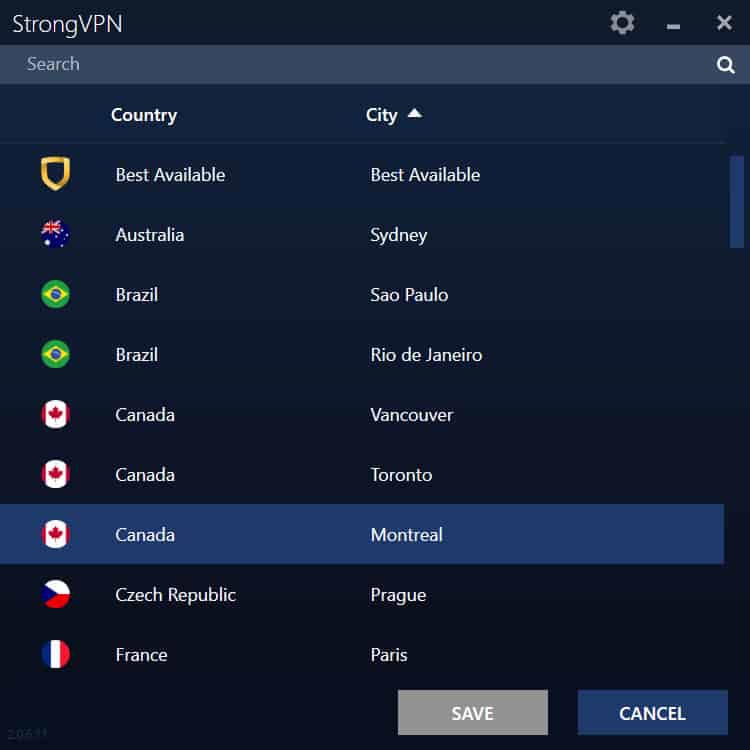 StrongVPN Windows