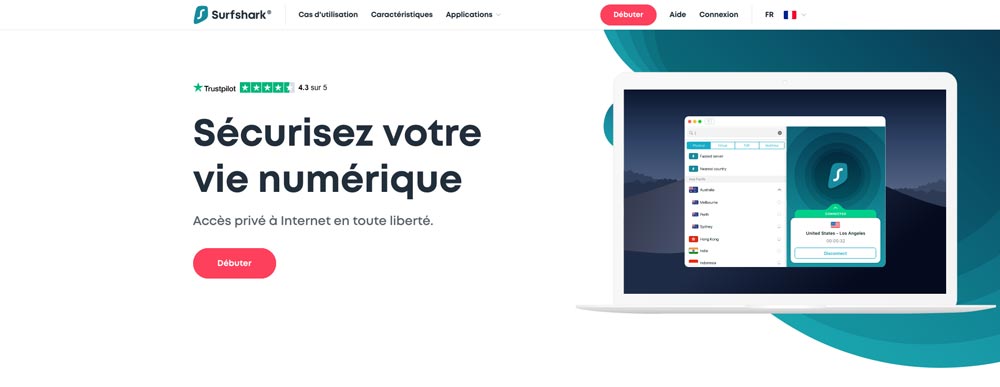 Surfshark VPN site officiel