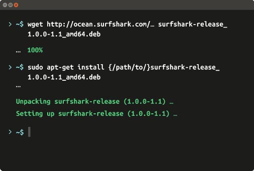 Surfshark VPN Linux
