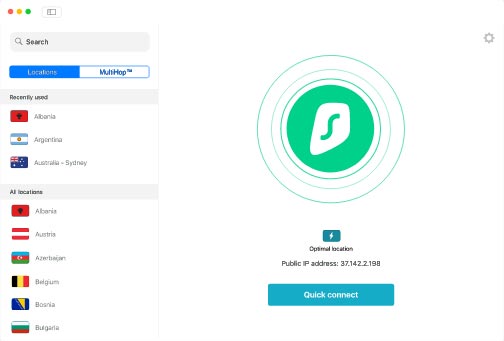 Surfshark VPN MacOS