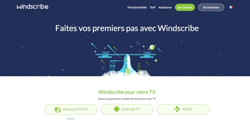 VPN Android TV Windscribe