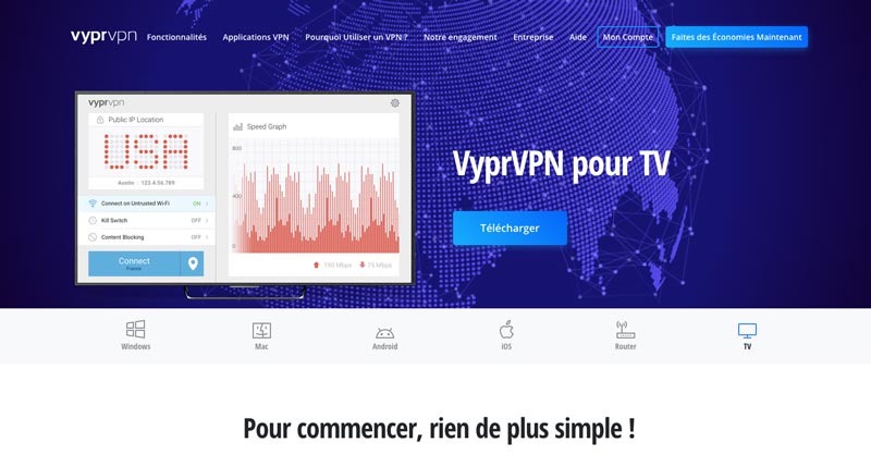 VPN Apple TV VyprVPN