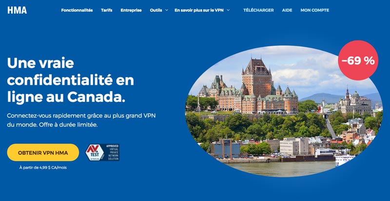 VPN Canada HideMyAss