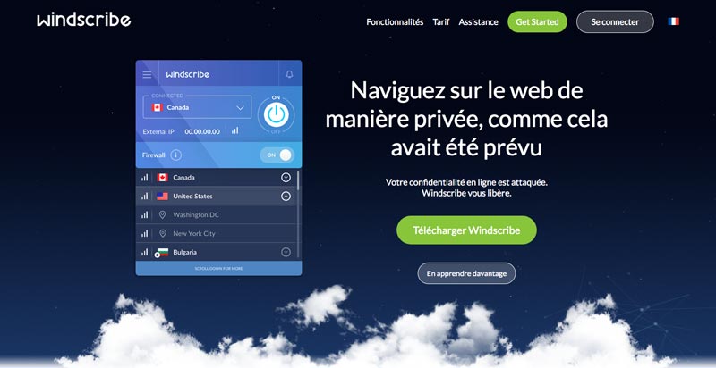 VPN Canada Windscribe