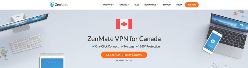 VPN Canada ZenMate