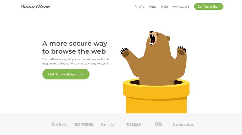 VPN Chine à éviter : Tunnelbear