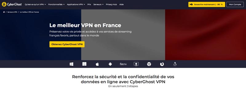 VPN France Cyberghost