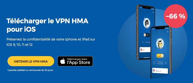 VPN iPhone HideMyAss