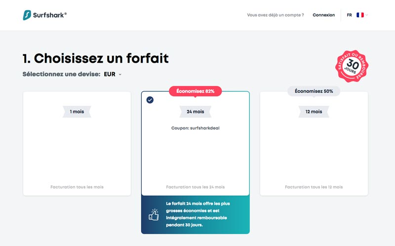 VPN pas cher Surfshark