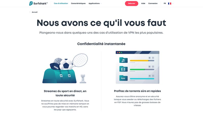VPN Rapide Surfshark