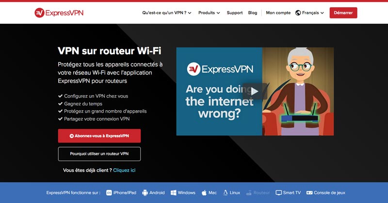 VPN Routeur ExpressVPN