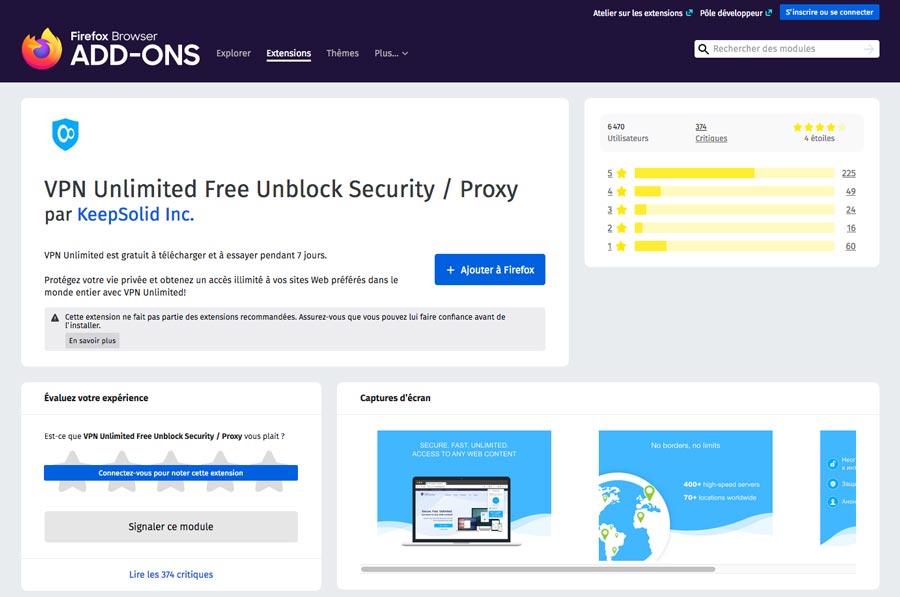 VPN Unlimited Extension VPN Firefox