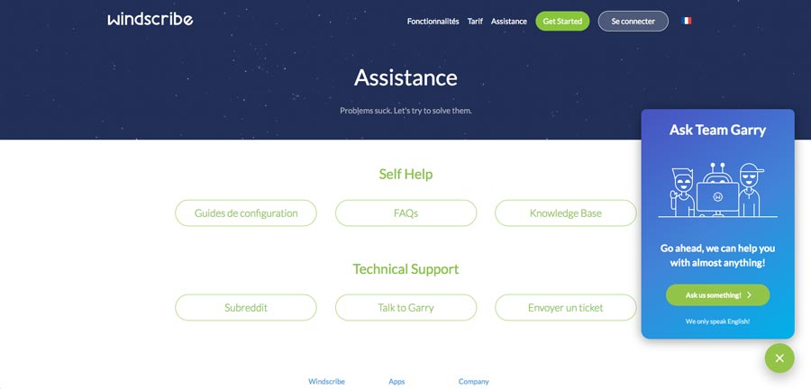 Windscribe Support Client