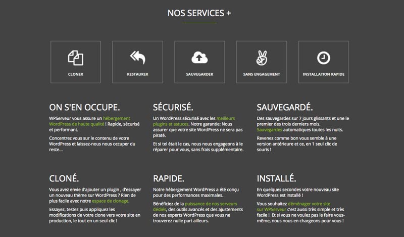WPServeur Services +