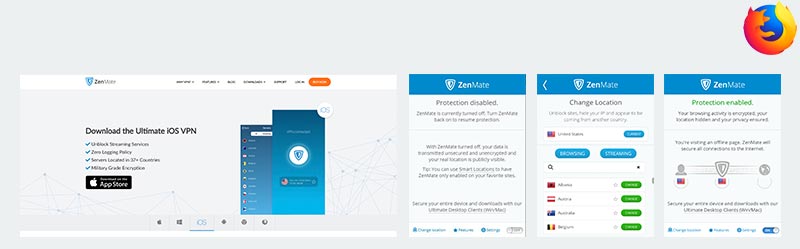 ZenMate VPN Firefox Extension