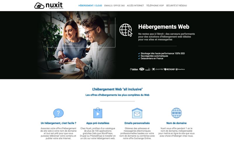 Hébergement Drupal Nuxit