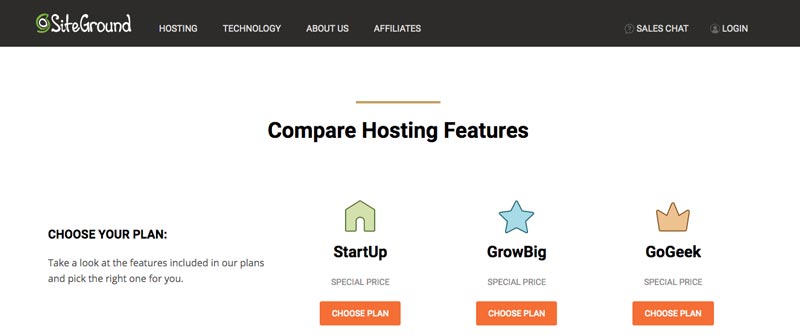 Hébergement Drupal Siteground