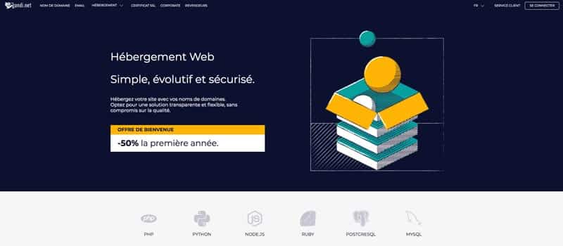 Hébergement Python Gandi