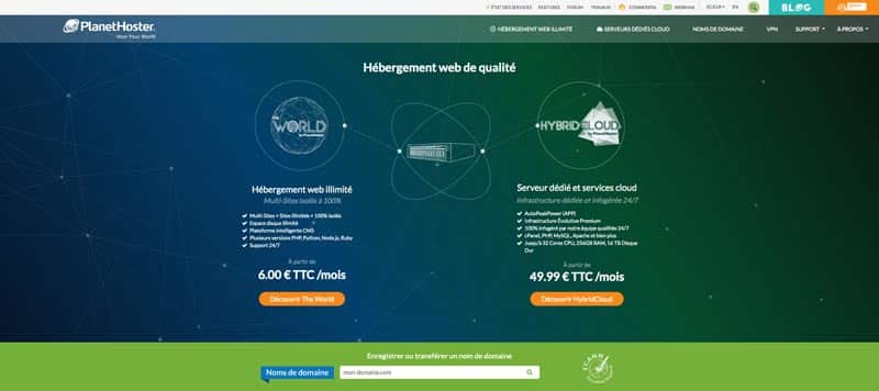 Hébergement Python Planethoster