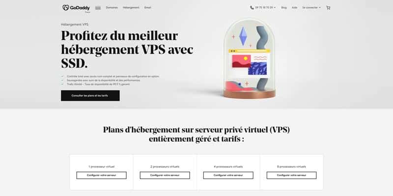 Hébergement VPS GoDaddy
