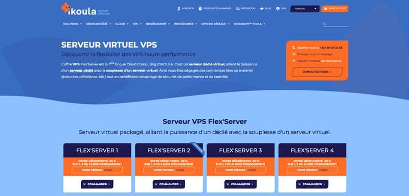 Hébergement VPS Ikoula